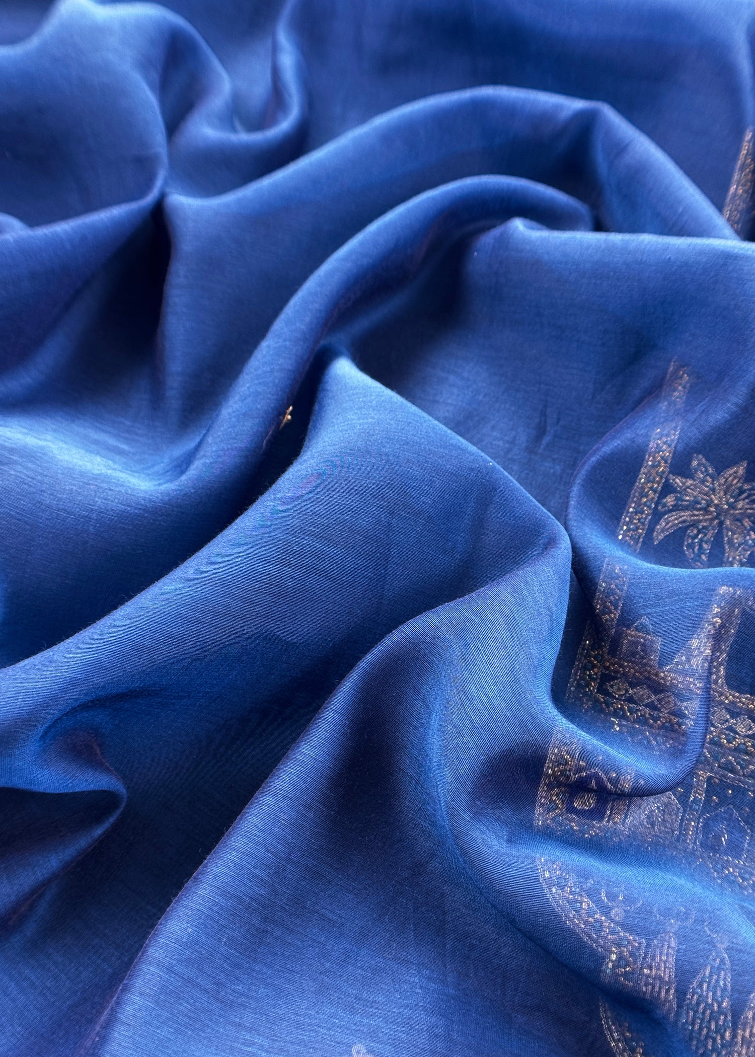mulmul unstitched suit with dupatta

