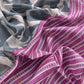 Charcoal Grey and Barbie pink Red Pure Maheshwari Silk Suit