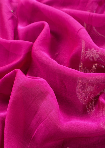 mulmul unstitched suit with dupatta

