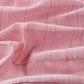 Pastel Baby Pink Monotone Pure Mulmul Suit Fabric With Nrityam Appliqué Work