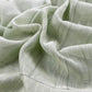 Pastel Basil Green Monotone Pure Mulmul Suit Fabric With Nrityam Appliqué Work