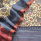 Off White With Maroon Handloom Maheshwari Silk Suit With Pichwai Print And Kantha Work