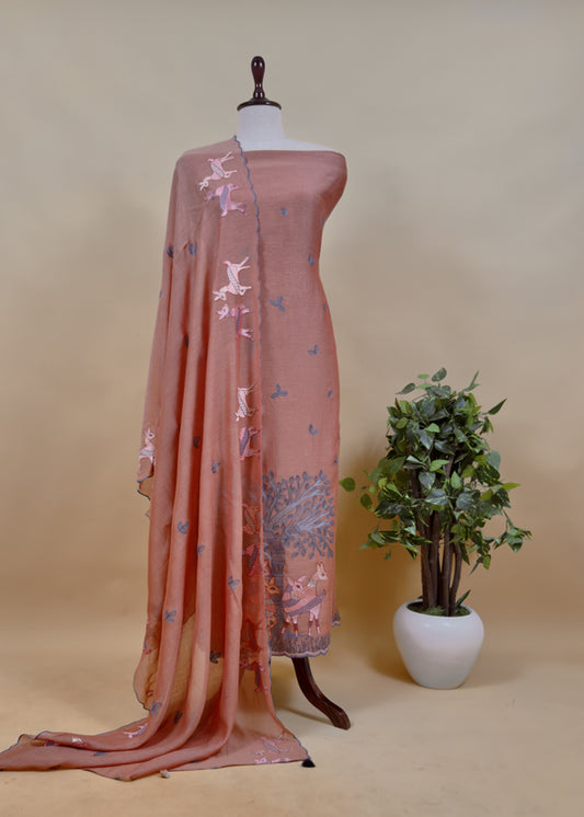 Summer wear suit pure mul cotton fabric

