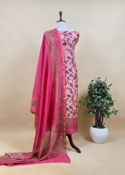 Pure maheshwari suit for women