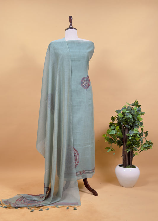 summer wear jamdani suit at the best price

