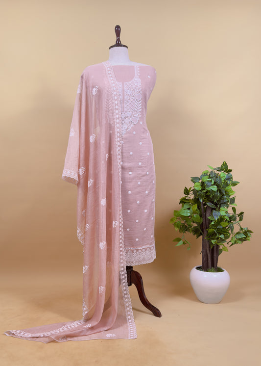 Office wear chanderi suit at the best price

