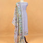 Lavender Mulmul Suit With Digital Print Dupatta