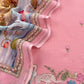 Baby Pink Mulmul Suit With Digital Print Dupatta
