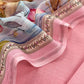 Baby Pink Mulmul Suit With Digital Print Dupatta