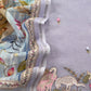 Lavender Mulmul Suit With Digital Print Dupatta