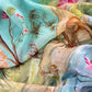 Turquoise Blue Mulmul Suit With Digital Print Dupatta