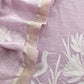 Summer wear suit pure linen silk fabric

