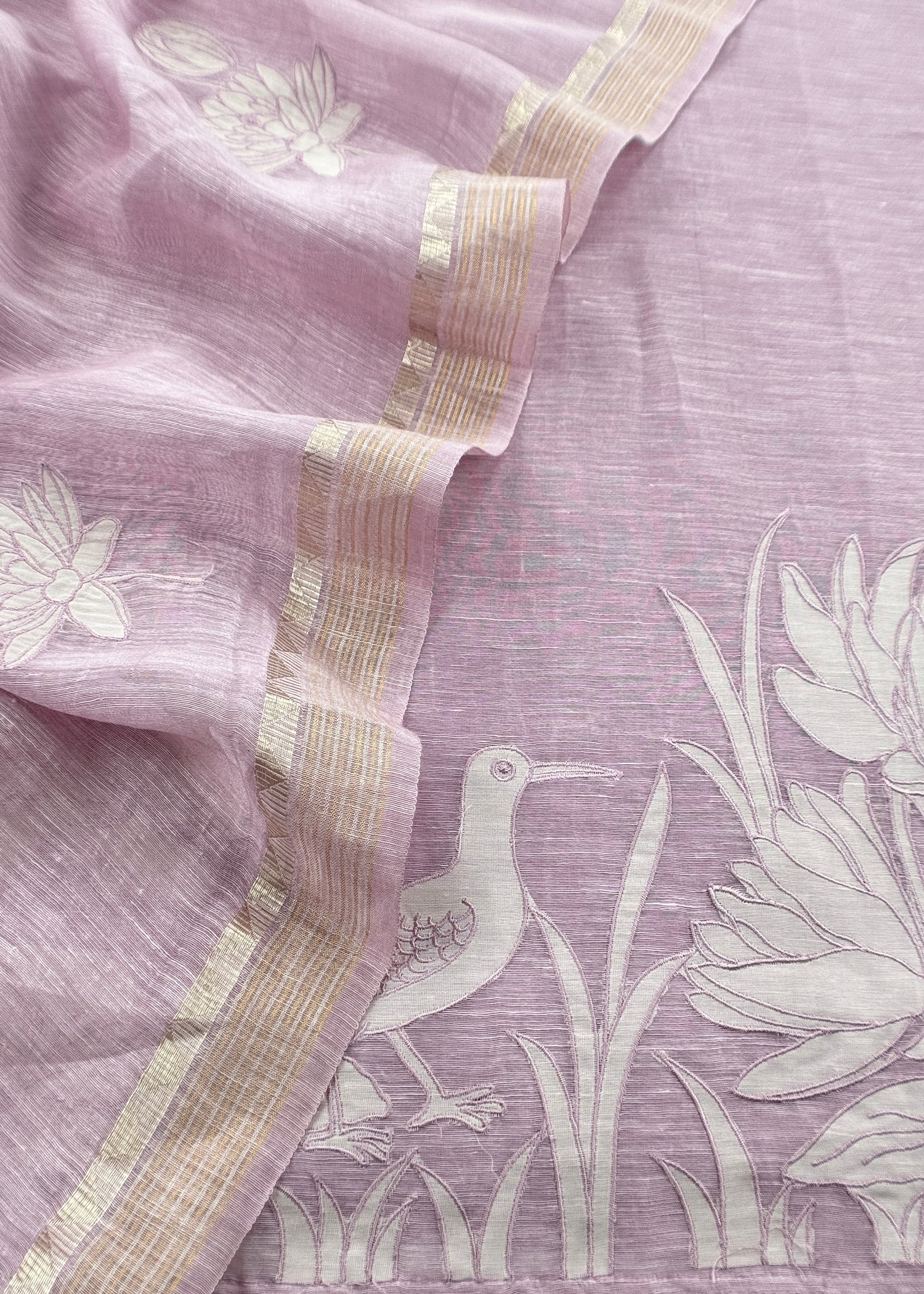 Summer wear suit pure linen silk fabric

