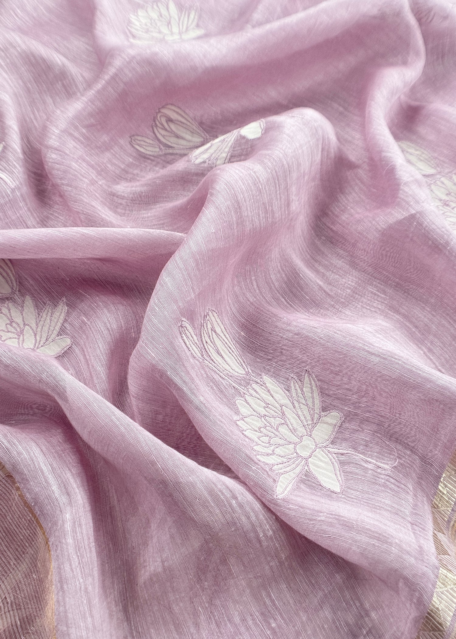 unstitched linen silk suit

