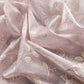 Soft Pink Organza Suit With Appliqué Work And Resham Embroidery