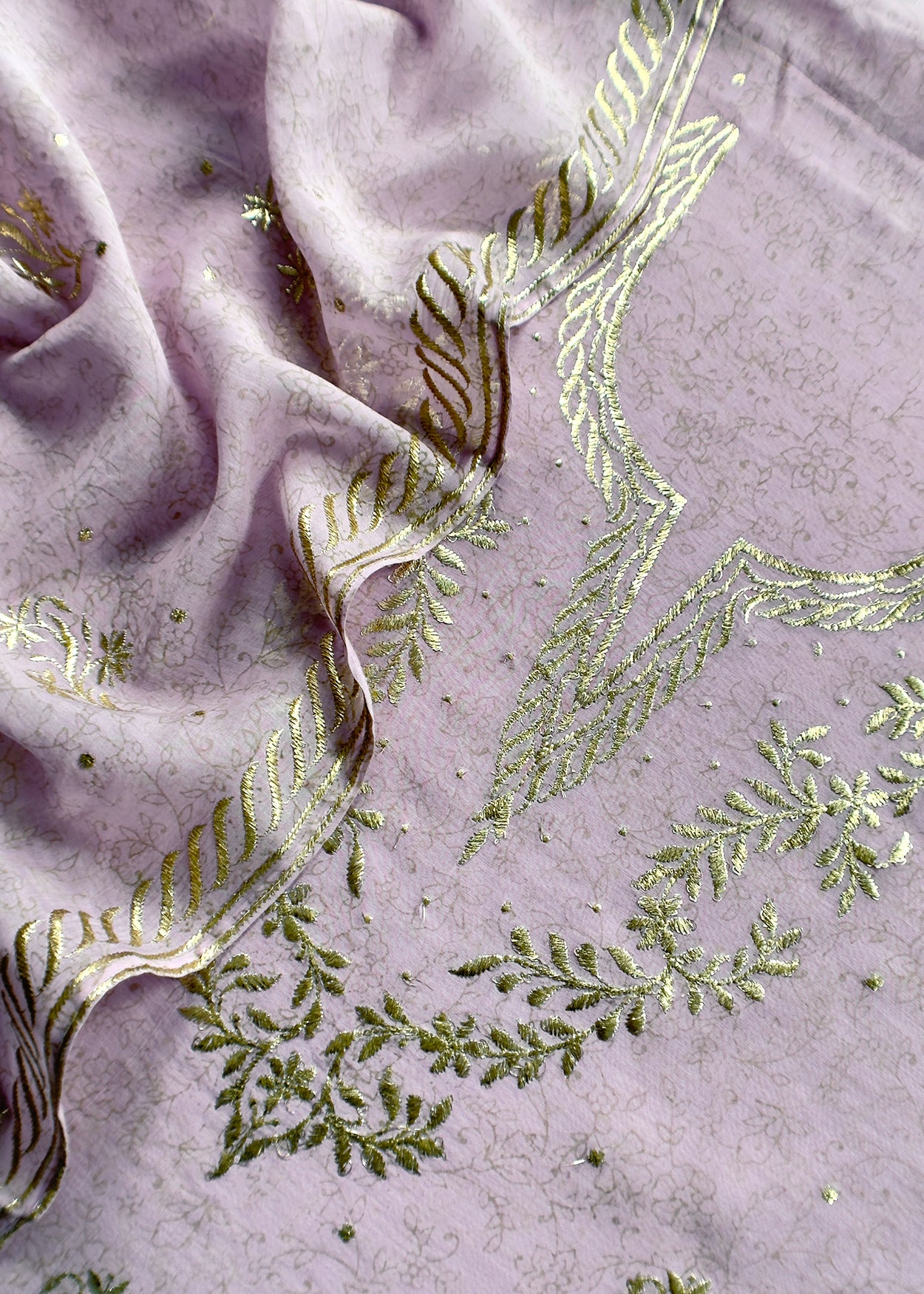 Mul chanderi silk suit gifting for women

