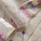 Beige With Pink, Purple Kutch Embroidered Cotton Linen Unstitched Suit