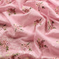 Baby Pink Pure Mulmul Suit Fabric With Floral Resham Embroidery