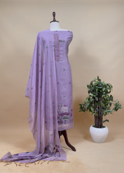 Premium quality jamdani suit for women

