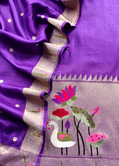 Traditional indian wedding wear tussar silk suit

