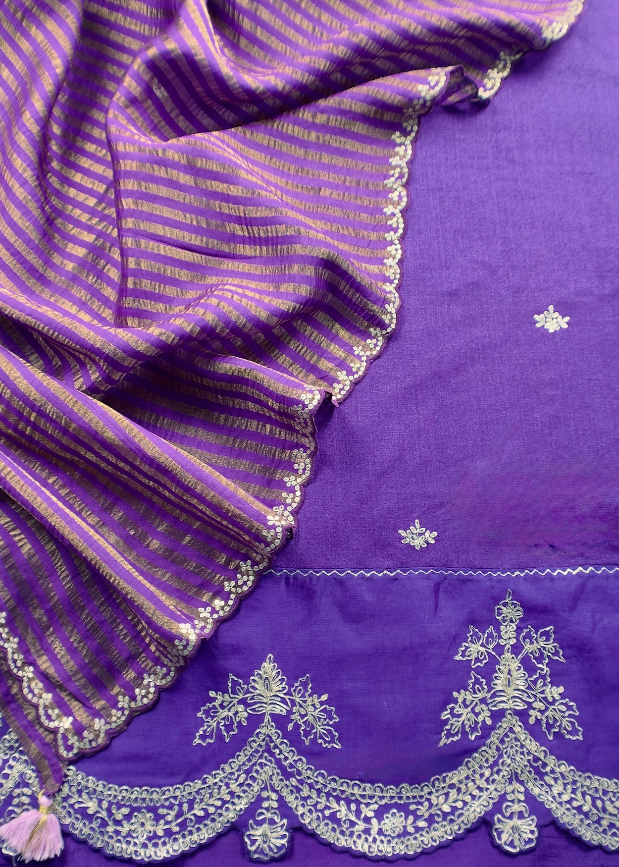 Buy best wedding wear tussar suit for women

