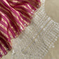 Beige Handloom Mulmul Suit With Tissue Panel Dupatta