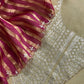 Beige Handloom Mulmul Suit With Tissue Panel Dupatta