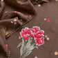 Mulmul suit set with flower embroidered

