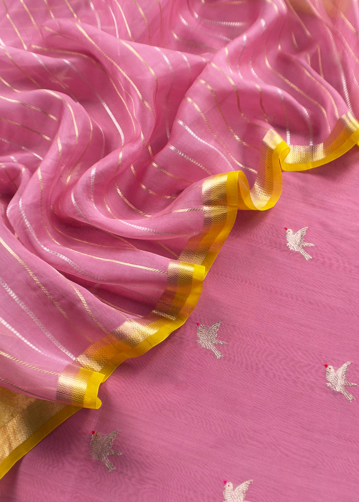 Indian ethnic wear kora silk suits for women