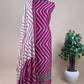 Maheshwari silk suit with dupatta