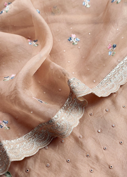 Kora silk suit for the trousseau collection