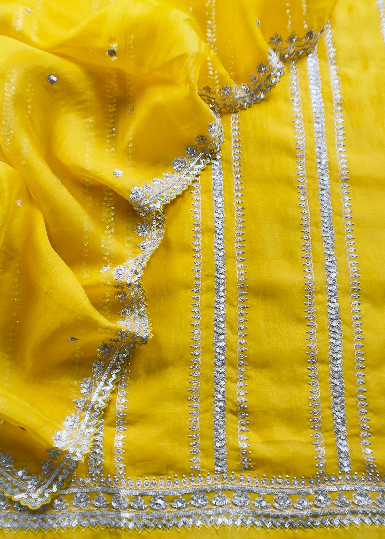 festive wear premium organza silk suit

