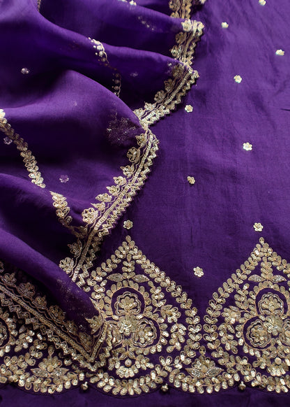 Festive celebration kora silk suit at the best price

