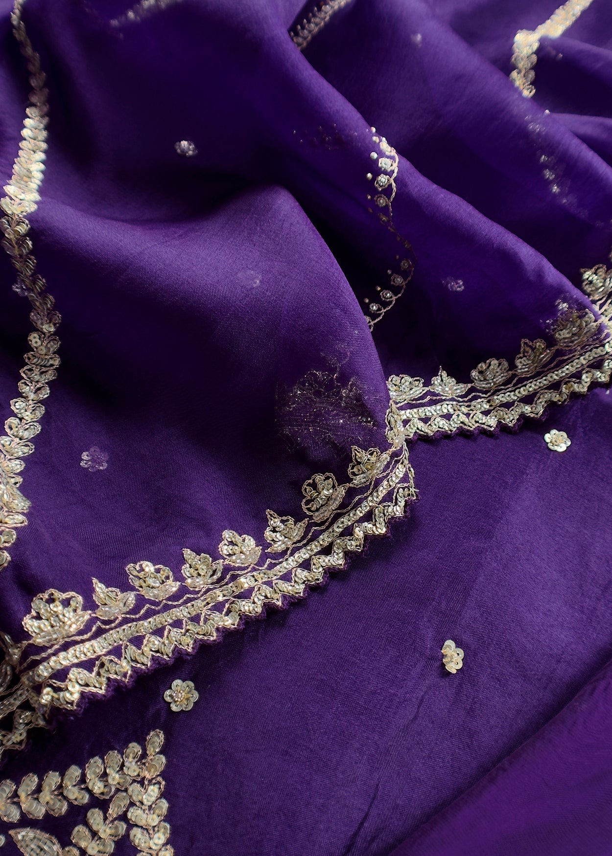 Luxury Handloom kora silk suit with dupatta

