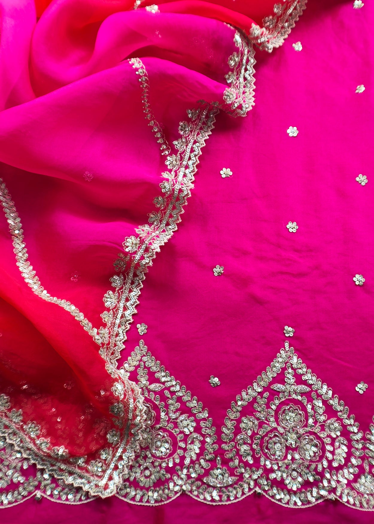 Festive celebration kora silk suit at the best price

