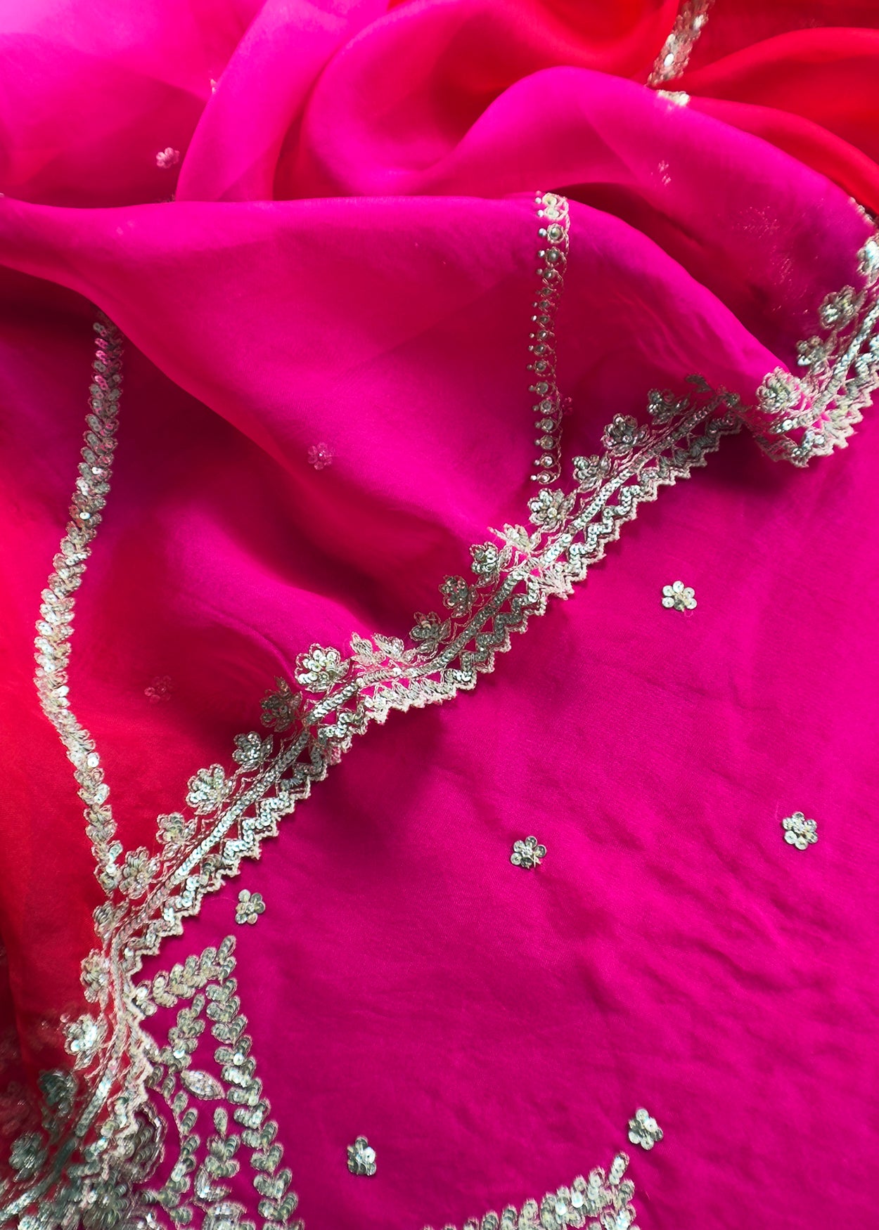Indian ethnic wear kora silk suits for women


