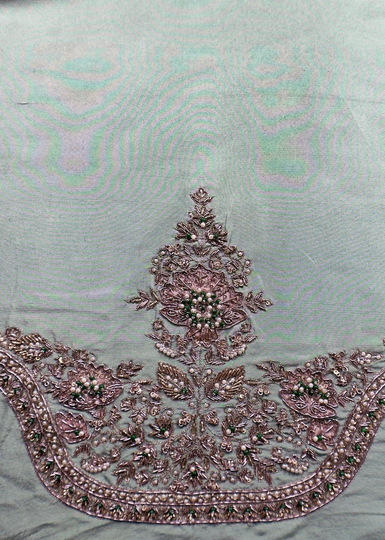 Premium quality kora silk unstitched suit with dupatta


