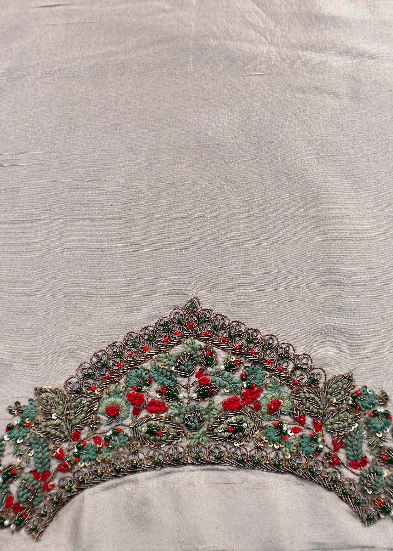 Luxury unstitched silk suit with weaving

