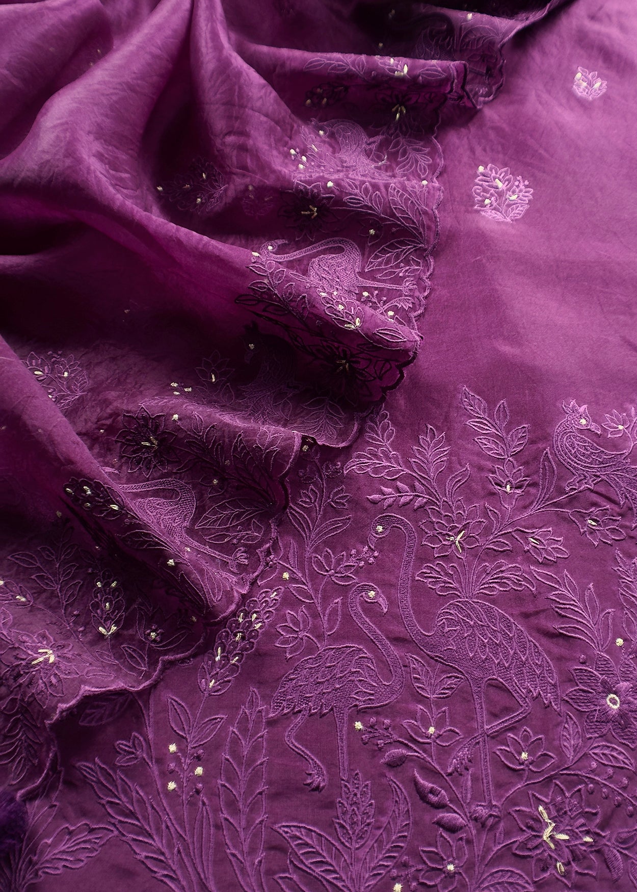 festive wear premium organza silk suit

