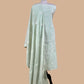 Pastel Green Cotton Suit With Lakhnavi Embroidery