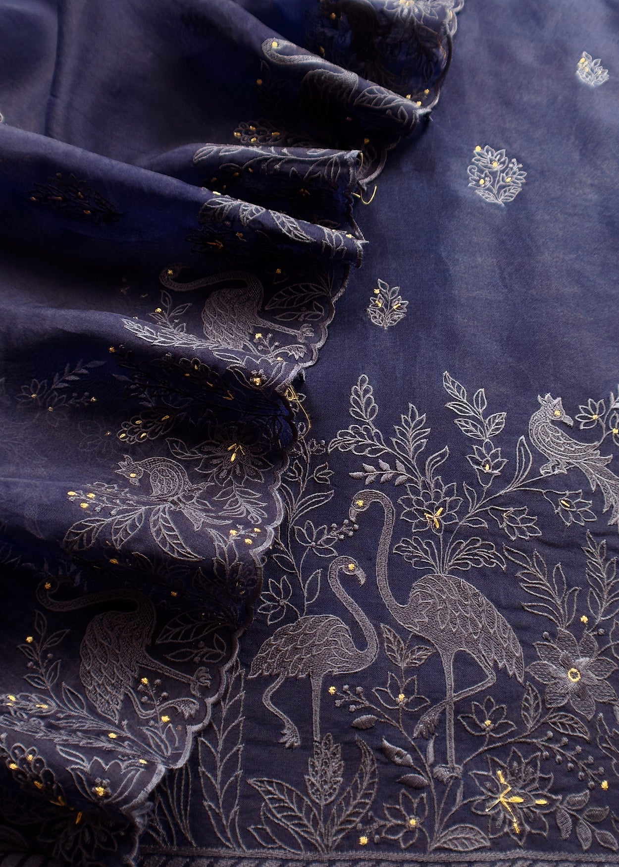 festive wear premium organza silk suit

