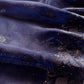 Navy Blue Organza Silk Suit Fabric with Parsi Flamingo Embroidery