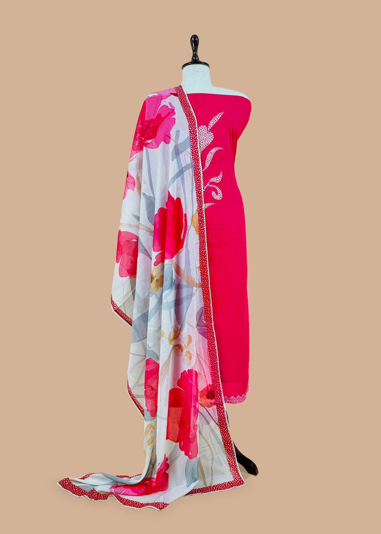 Summer wear suit pure mul cotton fabric

