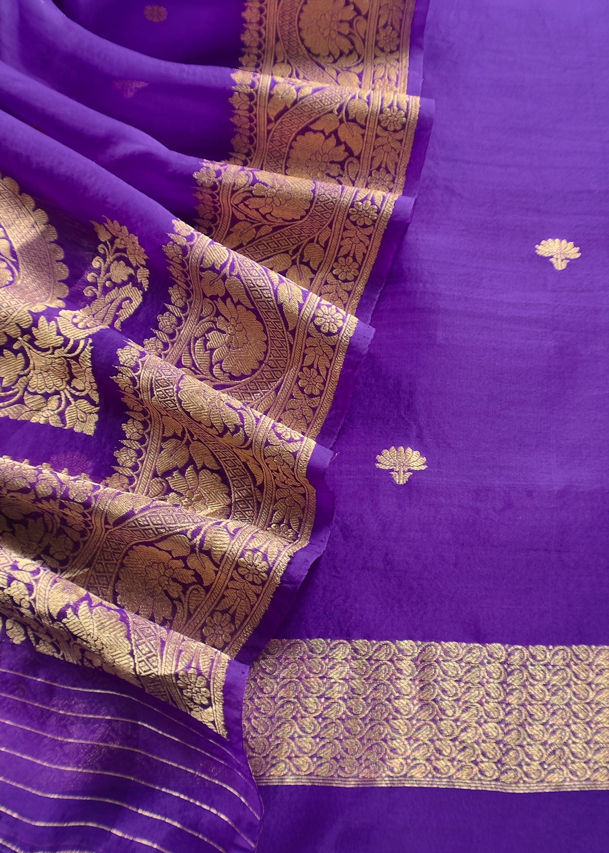 Kora silk suit for bridal trousseau

