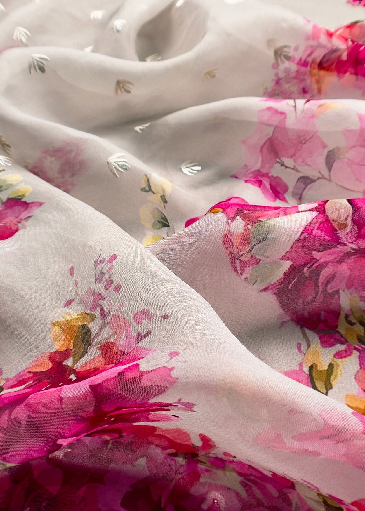 Kora silk suit for bridal trousseau