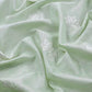 Pastel Green Cotton Suit With Lakhnavi Embroidery