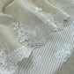 Beige Pure Cotton Suit With Chiffon Dupatta