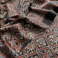 Black Ajrakh Hand Block Unstitched Suit In Pure Modal