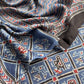 Blue Ajrakh Hand Block Unstitched Suit In Pure Modal