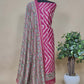 Pink Banarasi Suit With Patola Dupatta